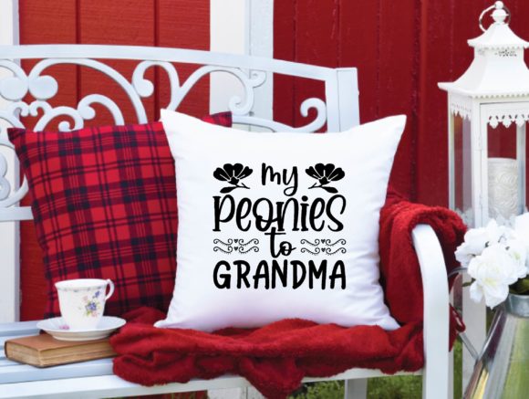 My Peonies to Grandma Svg