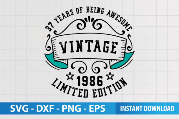 Vintage 37 Years Celebration