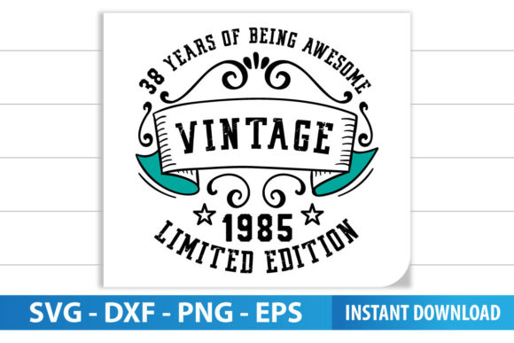 Vintage 38 Years Celebration