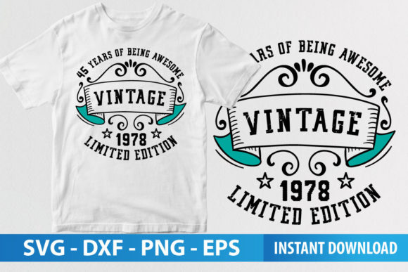 Vintage 45 Years Celebration