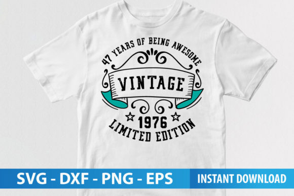 Vintage 47 Years Celebration