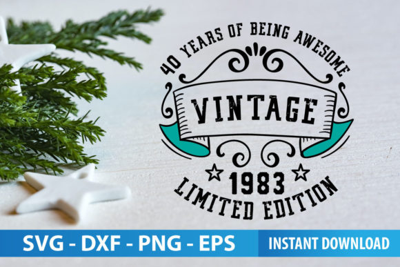 Vintage Limited Edition 40th Anniversary